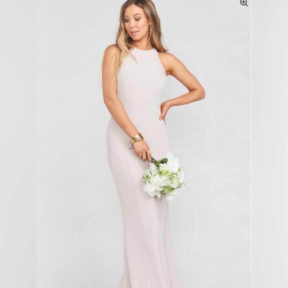 Show Me Your MuMu Chicago High Neck‎ Wedding Floor Length Gown M